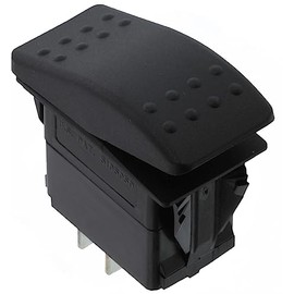 Carling Technologies Contura Rocker Switch V1D1S00B-AZC00-000 | SPST ON-None-Off 20A 12V | Sealed Non-Illuminated