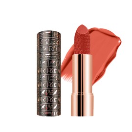 aopoka マットリップスティック 6色 ベルベット仕上げで高発色・落ちにくい 長時間キープ＆乾燥しにくい 保湿力 ナチュラル血色感 ふんわり軽いつけ心地 シルキーマット 口紅 #1トマトレッド #2キャロットオレンジ