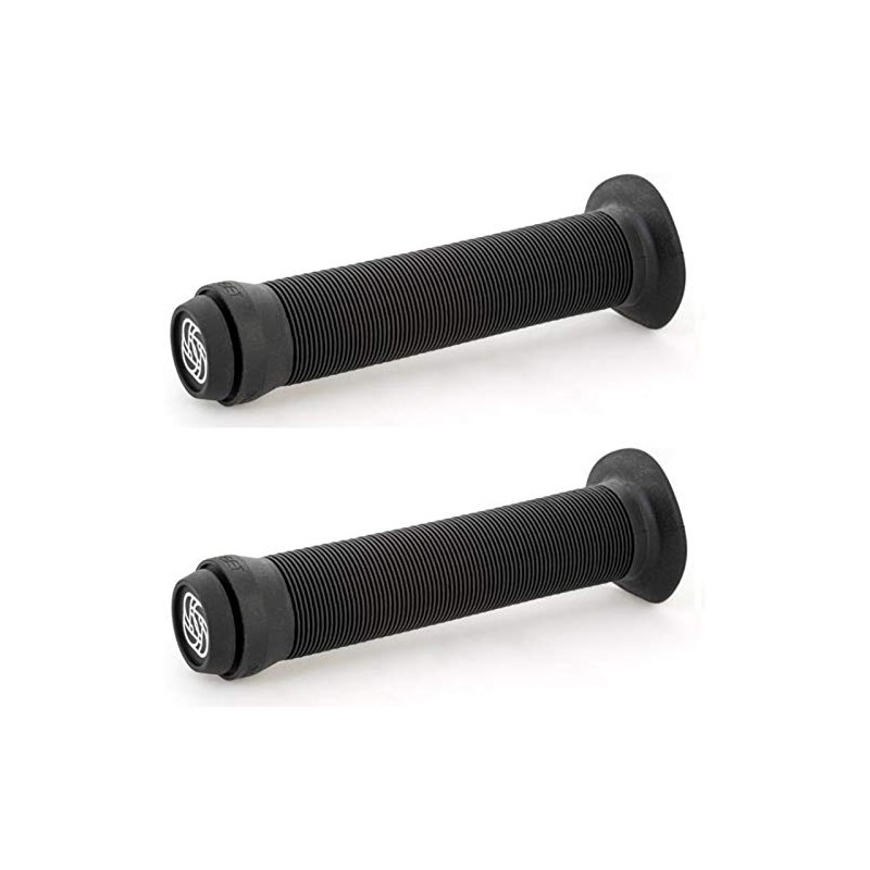 Gusset Sleeper Flanged Grips - Black