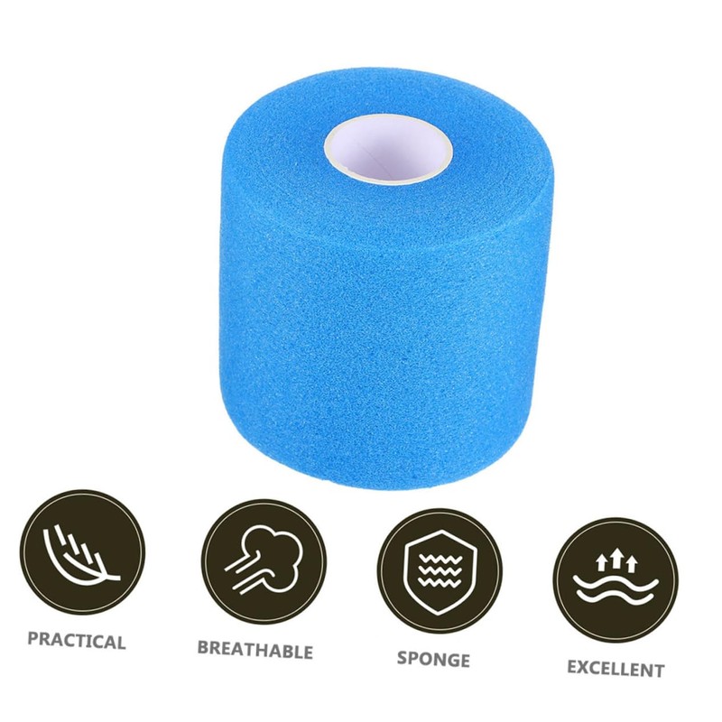 KOMBIUDA Elastic Sports Wrist Wraps Shock Absorbing Film Portable Bandage
