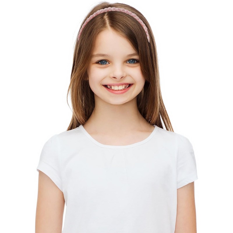 6 Pieces Beaded Hair Hoop Headband Bead Hair Band Women