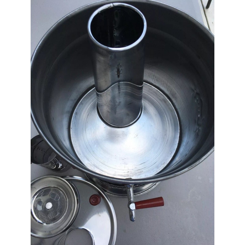 Bayraktar ISTaccra Samovar Tea Kettle Camping Heater Boiler Turkish SEMAVER