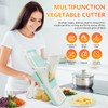 Mandolin multifunctional slicer with 5 replaceable blades, vegetable and fruit