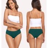 coskefy Women's Underwear Soft Strench Breathable Cotton Panties Ladies Hipster
