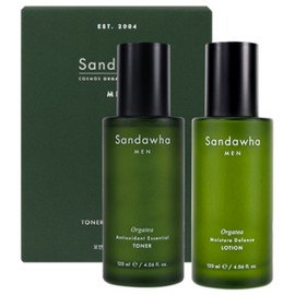 [Vegan Beauty] Sandahwa For Men Ogati 2-piece set, 1 set / [비건뷰티] 산다화 포맨 오가티 2종 세트, 1세트