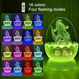 HYODREAM Cool Monster Night Light, Multifunctional Decorative lamp Atmosphere Light, 16 Color Music Light with Remote Control, Birthday and Holiday Gifts for Boys and Girls