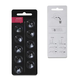 Hearing Aid Domes for Oticon Replacement, Oticon Minifit Double Vent Bass Domes (8mm/2 Pack), Universal Domes for Oticon Hearing Aid Accessories