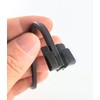 5 x Large Black Curl Up & Stand Square Wire