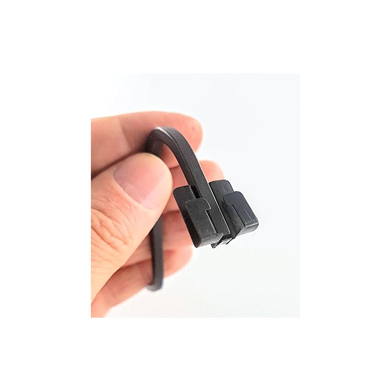 5 x Large Black Curl Up & Stand Square Wire
