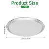 kenaeooe 15-Pack 12" Silver Embossed Disposable Pizza Pans & Serving