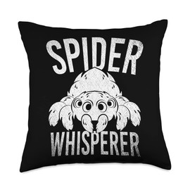Arachnid Spider Whisperer Pet Animal Tarantula Spider Throw Pillow