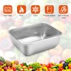 Pack of 6 Stainless Steel Food Storage Containers with Lid,
