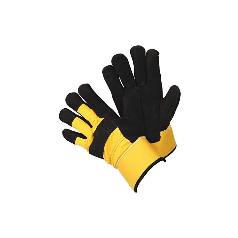 Briers Thermal Rigger Gloves, Yellow/Black, Extra Large