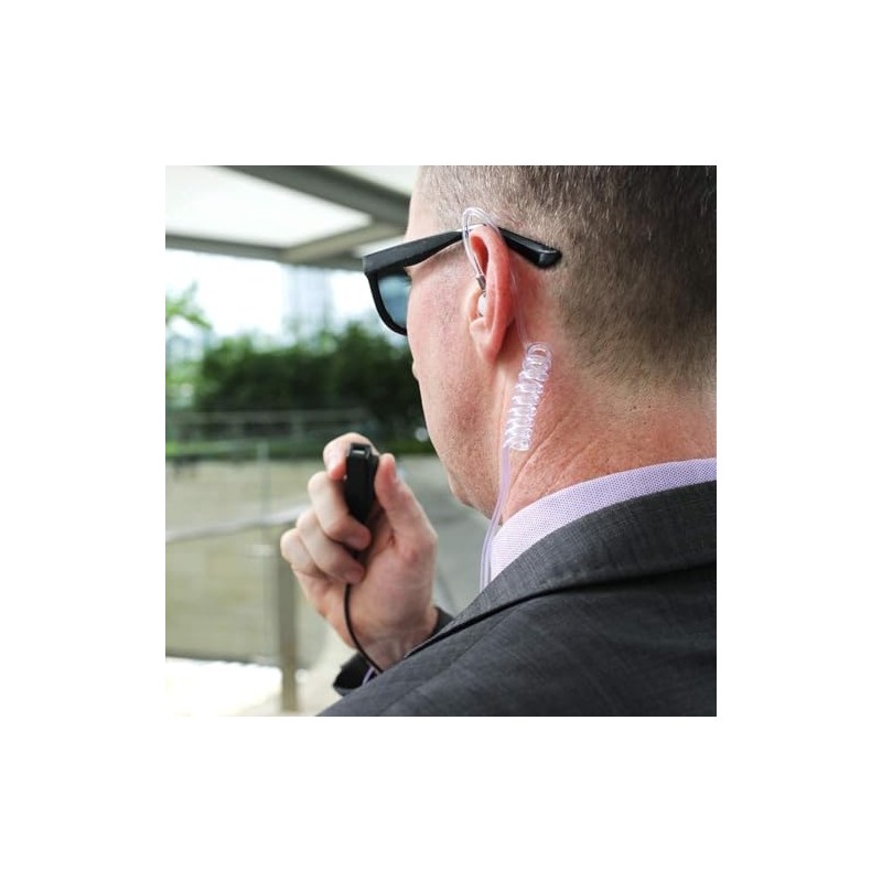 Juego de 12 Pack Walkie Talkie Auricular, Walkie Talkie Auricular