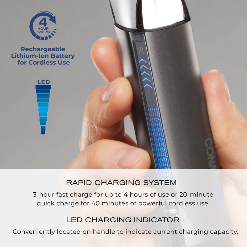 ConairMAN Ultimate Trim Precision All-in-One Beard Trimmer for Men, for