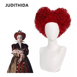 OEM Peluca De Pelo Mujer Corazón Rojo Tigre Clip Alice Adventure