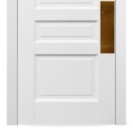 Deck the Door Decor | Door Push Plate - Screw Mount - Multiple Sizes & Finishes (Shiny Brass, 3 x 12)(Pack of 2)