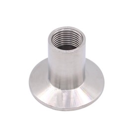 DERNORD Sanitary Female Threaded Pipe Fitting to 1.5 Inch TRI CLAMP (OD 50.5mm Ferrule) (Pipe Size: 1/2" NPT)