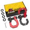 A-BOAR 3/4" D-Ring Shackles, Heavy Duty Forged Steel Shackles with