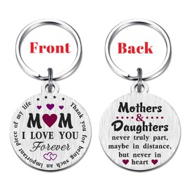 Viayen Mom Gifts for Women - Birthday Keychain for Mom from Daughter - Gifts for Your Mom Christmas Valentines Mother's Day