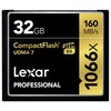 Lexar Professional 1066x 32GB CompactFlash Card, Up to 160MB/s Read,