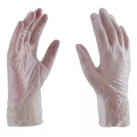 DeramaCare Guantes Desechables De Vinil Dermacare Caja Con 100 Pzas
