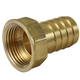 Agora-Tec Brass Hose Nozzle 1 Inch (30.3 mm) Internal Thread