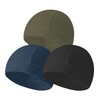 Hovyjumz 3 Pieces Cotton Skull Caps for Men Women Beanie