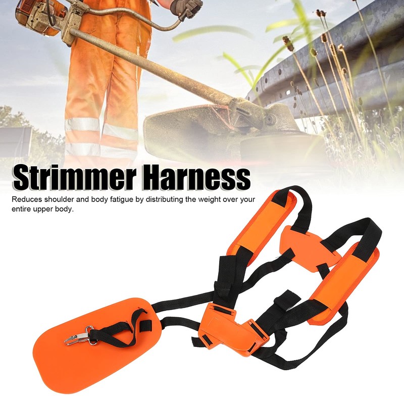 Generic Trimmer Shoulder Strap, Adjustable Nylon Harness Reduces Fatigue Brush