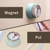 dretec Kitchen Timers, 60 Minute Mechanical Visual Timer Outlet Magnetic