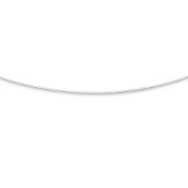 DUR K1994 Women's Snake Chain Necklace 1.2 mm 925 Silver 42 cm, Sterling Silver, No Gemstone