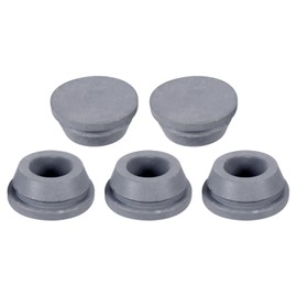 MECCANIXITY Air Conditioner Drain Stoppers 20mm Rubber Plug Replacement Part Accessories for Mini-Split Window AC, Grey Pack of 5