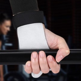 Gymnastics Grips Wristbands Sets, Gymnastics Gloves for Girls, Thumb Tape, Weightlifting Tape, Black Sports Belt Gymnastics Equipment Grip, Sports Grip Belt - Used for Weightlifting, Hook Grip (black)