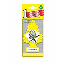 LITTLE TREES Car Air Freshener | Hanging Paper Tree for Home or Car | Vanillaroma | Pack of 6