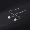 AoedeJ Sterling Silver Threader Earrings for Women Thread Chain Earrings