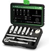 11-Piece Spark Plug Socket Set with 3/8" Drive Ratchet Handle,