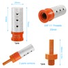 Lawei 3PCS Diamond Beveling Chamfer Bits Set, Tile Cone Grinder