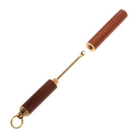 FRCOLOR Retro Ear Cleaning Spoon with Protective Cover Durable Metal Ear Wax Removal Tool for Adults Charming Vintage Design for Home Ear Care and Hygiene