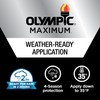 Olympic Maximum 1 gal. SC-1058 Oxford Brown Solid Color Exterior