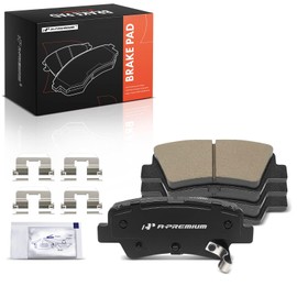A-Premium Rear Ceramic Disc Brake Pads Set Compatible with Kia and Hyundai Models - Sportage 2017-2022, Cadenza 2017-2020, Tucson 2019-2021, Nexo 2019-2023, Elantra GT 2019, 4 Pcs