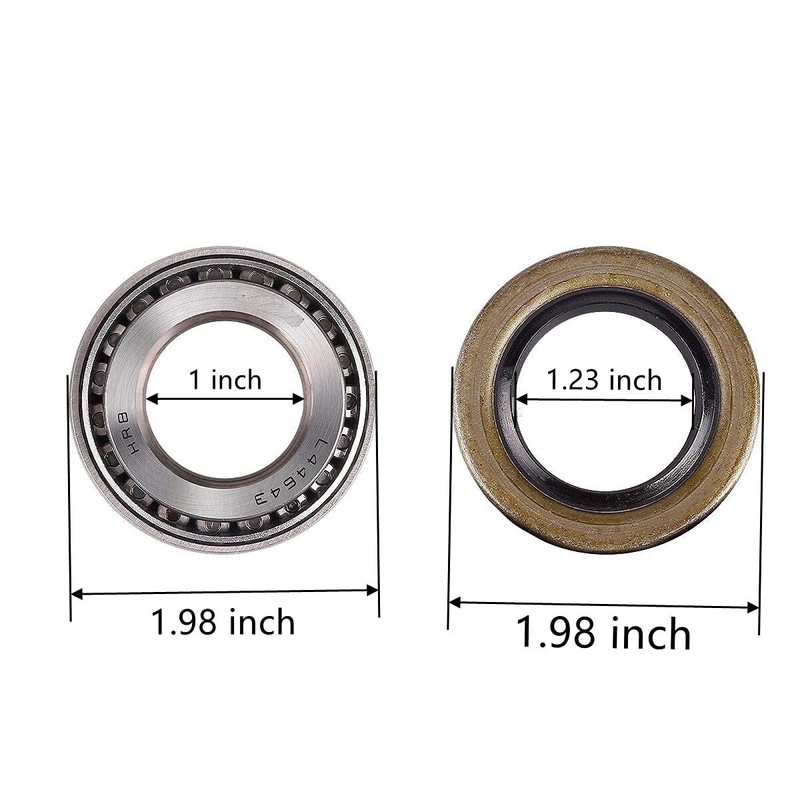 EZGO Golf Cart Front Wheel Hub Bearing & Seal Kit