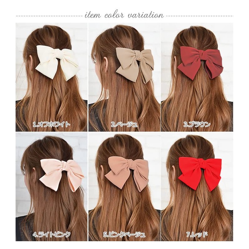 2 Tier Ribbon Pony Hook Large Graduation Ceremony Women's Wedding