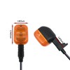 SPNUVR 2Pcs Rear Motorcycle turn signals Winker Indicators light for