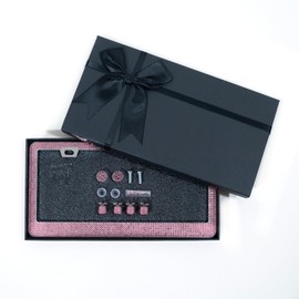 Enhance Your Ride with Dazzling Bling! Our Stylish License Plate Frames add Sparkle to Your car with Glass Rhinestones, Even on Valve caps. Glam up Your Vehicle!