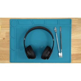 For Beats Solo 4 Wireless Genuine Beats Solo 4 Wireless A3140 Ear Pad Muff Cushions Replacement Slate Blue