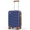 Vipbox Carry On Luggage 20 Inch Hardside Ultra Durable 100%