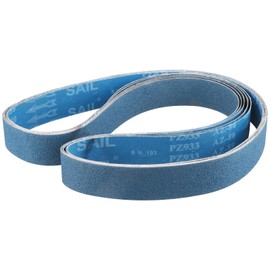 Belt Sander Paper,2X72 Inch Sanding Belts, Zirconia Metal Sandpaper Belt, 5Pcs Sander Belts 240#, Belt Sander Sandpaper for Metal, Wood, Cars, Furniture, Stainless Steel