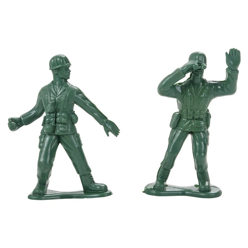Rhode Island Novelty 10cm Army Men Set 8 Assorted Figures
