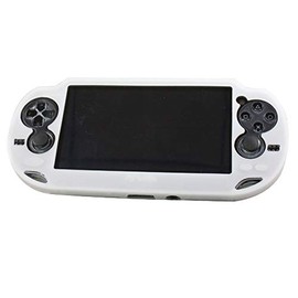 RDFJ PSVita 1000 Silicon Full Cover Skin Protector Case for PSV1000 (White)