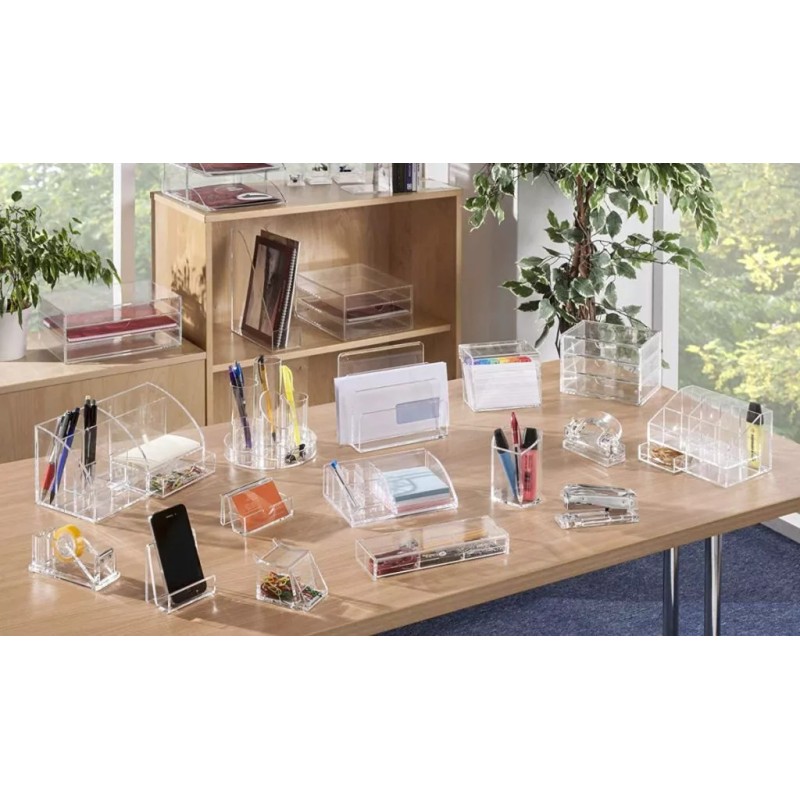 24x7 Organizador De Acrilico Lapices Plumas Notas Tarjetas